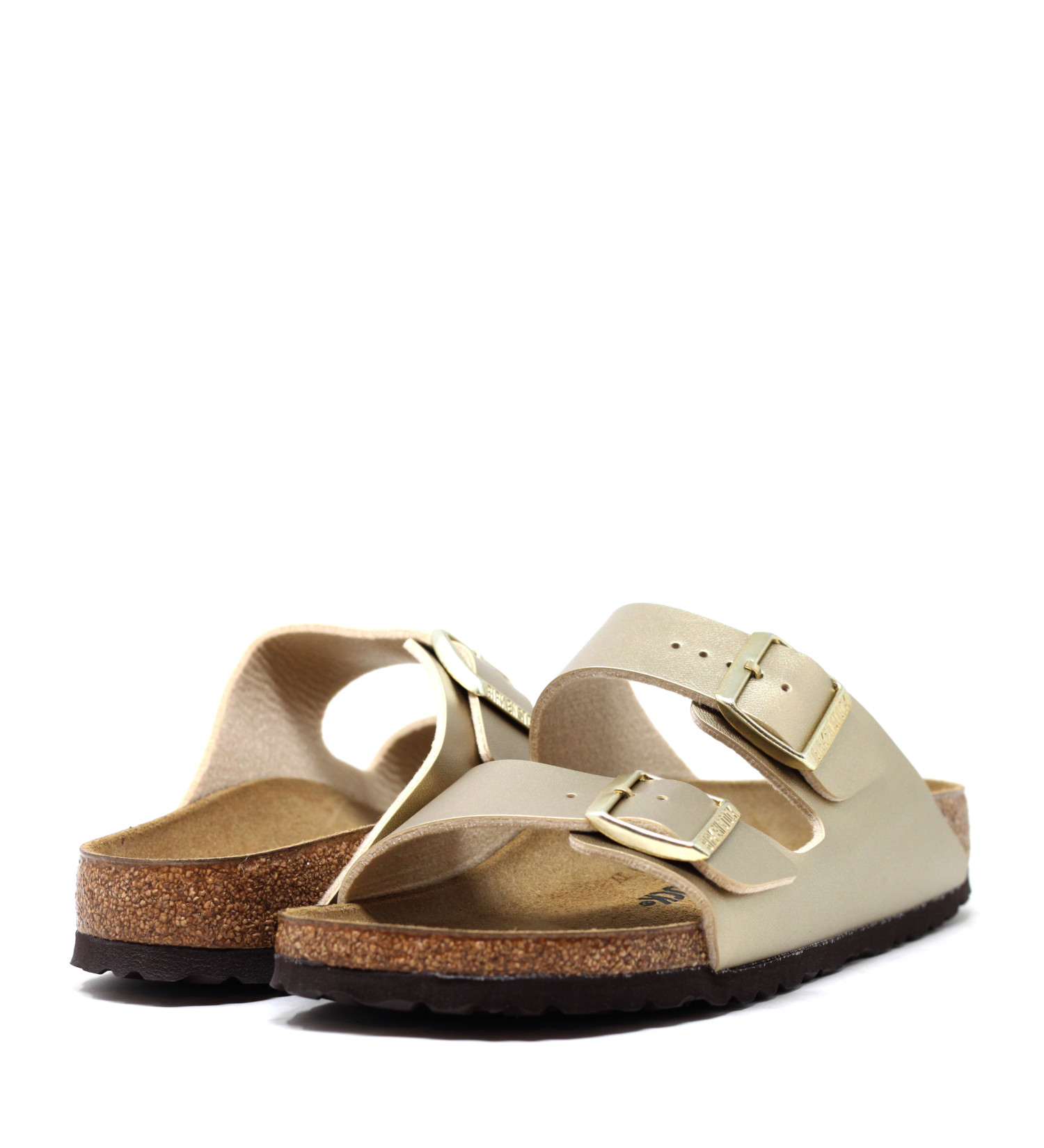 birkenstock arizona bf gold