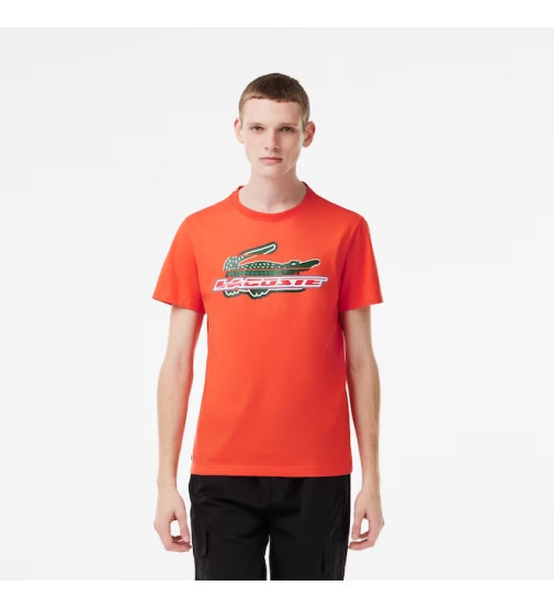 Lacoste - Men's Lacoste Sport Regular Fit Organic Cotton T-shirt Size XL